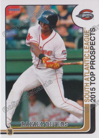 2015 South Atlantic League Top Prospect SAL Rafael Devers