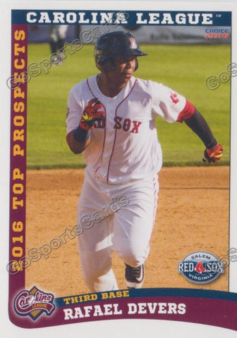 2016 Carolina League Top Prospect Rafael Devers