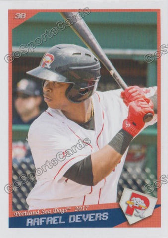 2017 Portland Sea Dogs Rafael Devers