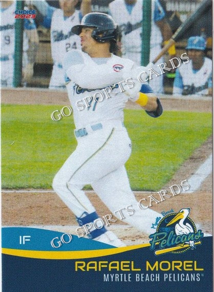 2023 Myrtle Beach Pelicans Rafael Morel