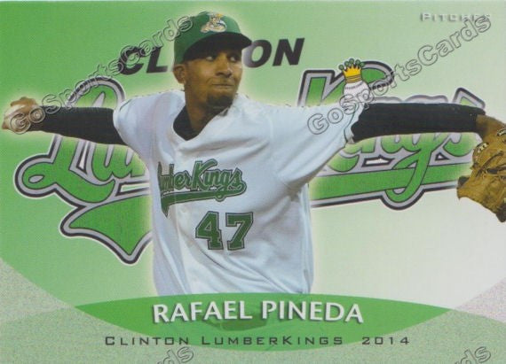 2014 Clinton LumberKings Rafael Pineda