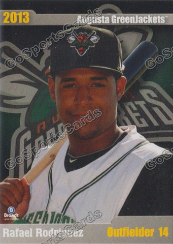 2013 Augusta Greenjackets Rafael Rodriguez