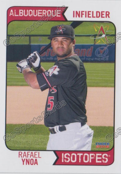 2016 Albuquerque Isotopes Rafael Ynoa