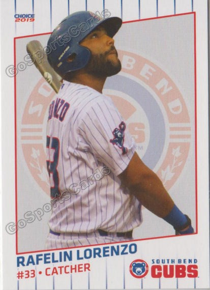 2019 South Bend Cubs Rafelin Lorenzo