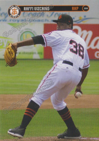 2019 San Jose Giants Raffi Vizcaino