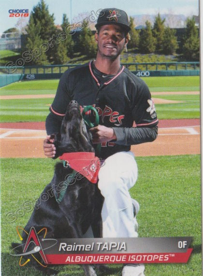 2018 Albuquerque Isotopes Raimel Tapia