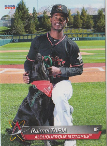 2018 Albuquerque Isotopes Raimel Tapia