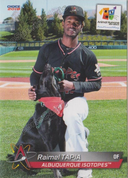 2018 Albuquerque Isotopes SGA Raimel Tapia