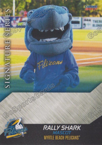 2017 Myrtle Beach Pelicans Rally Shark Mascot