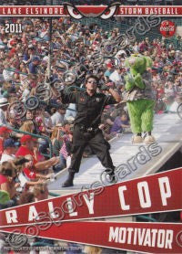 2011 Lake Elsinore Storm Rally Cop Mascot
