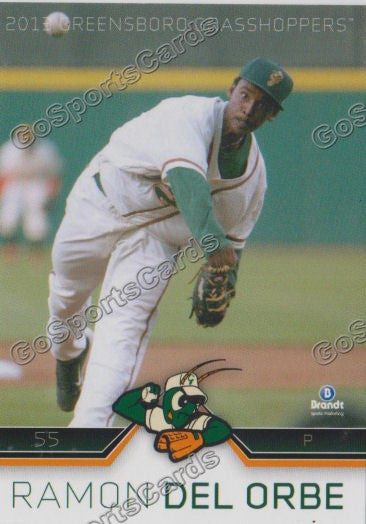 2013 Greensboro Grasshoppers Ramon Del Orbe
