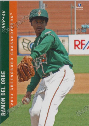 2014 Greensboro Grasshoppers Ramon Del Orbe