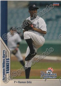 2012 Scranton Wilkes Barre Yankees Empire State Ramon Ortiz