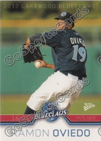2012 Lakewood BlueClaws Ramon Oviedo