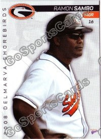 2008 Delmarva Shorebirds Ramon Sambo