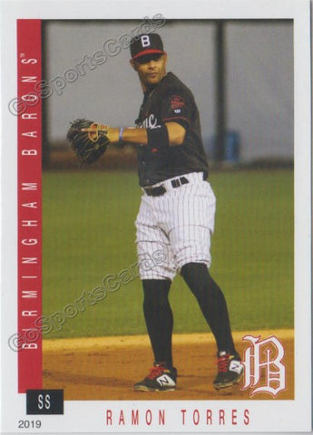 2019 Birmingham Barons Ramon Torres