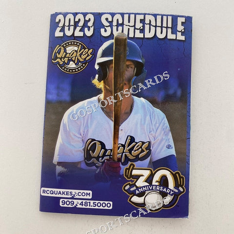 2023 Rancho Cucamunga Quakes Pocket Schedule