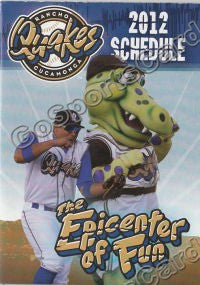2012 Rancho Cucamonga Quakes Pocket Schedule
