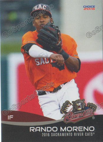2016 Sacramento River Cats Rando Moreno