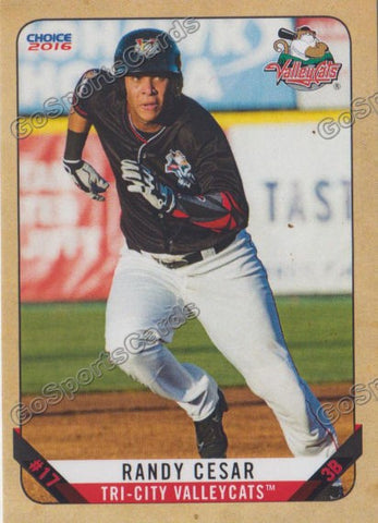 2016 Tri City ValleyCats Randy Cesar
