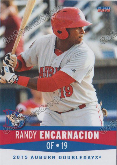 2015 Auburn Doubledays Randy Encarnacion