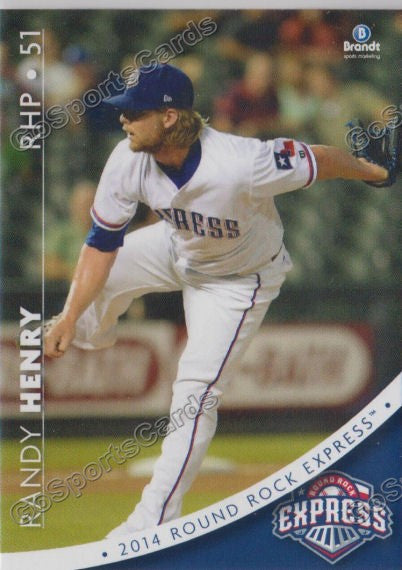 2014 Round Rock Express Randy Henry