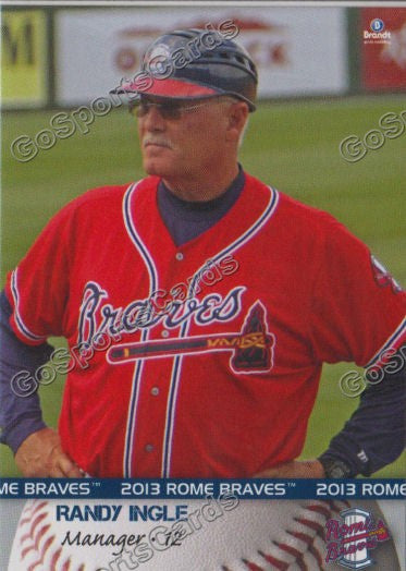 2013 Rome Braves Randy Ingle