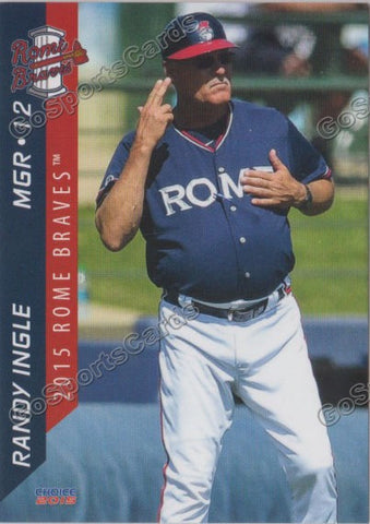 2015 Rome Braves Randy Ingle