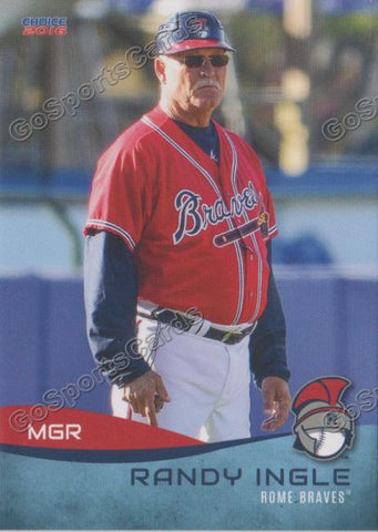 2016 Rome Braves Randy Ingle
