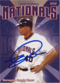 Randy Knorr 2008 Choice Potomac Nationals (Autograph)