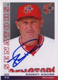 Randy Knorr 2010 Harrisburg Senators (Autograph)