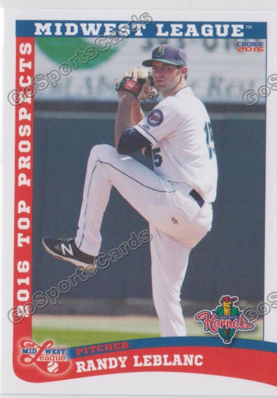 2016 Midwest League Top Prospect Randy Leblanc