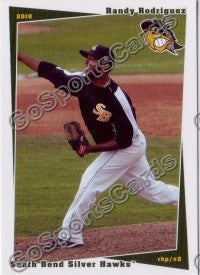 2010 South Bend Silver Hawks Randy Rodriguez