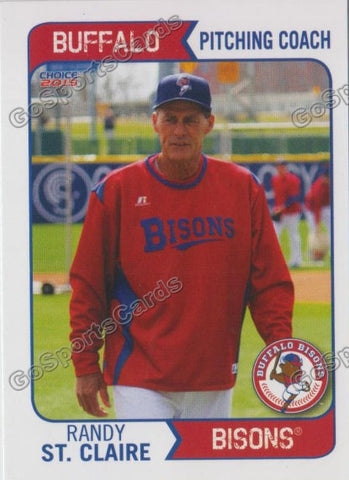 2015 Buffalo Bisons Randy St Claire