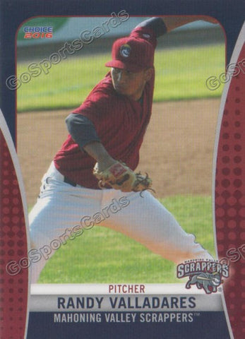2016 Mahoning Valley Scrappers Randy Valladares