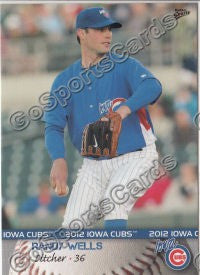 2012 Iowa Cubs Randy Wells