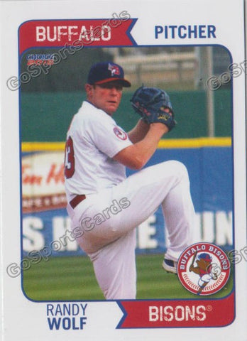 2015 Buffalo Bisons Randy Wolf