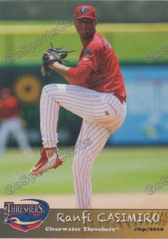 2016 Clearwater Threshers Ranfi Casimiro
