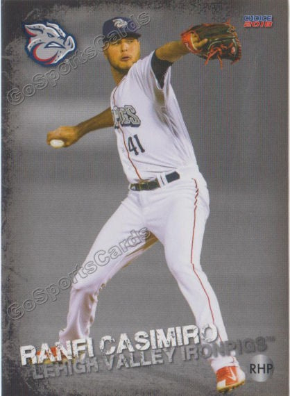 2018 Lehigh Valley IronPigs Ranfi Casimiro