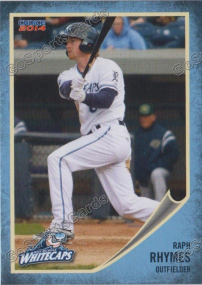 2014 West Michigan Whitecaps Raph Rhymes