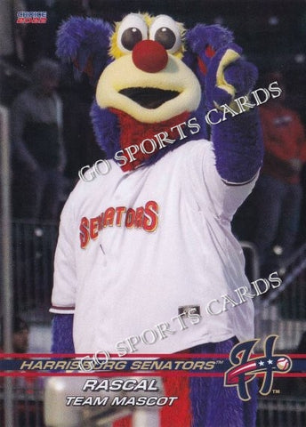 2022 Harrisburg Senators Rascal Mascot