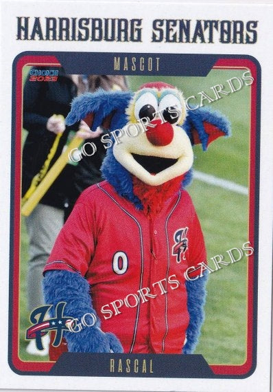 Senators Baseball Rascal 2023 Harrisburg Senators Rascal Mascot – Go Sports Cards