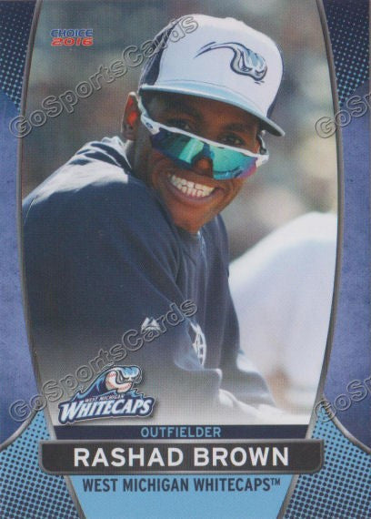2016 West Michigan Whitecaps Rashad Brown