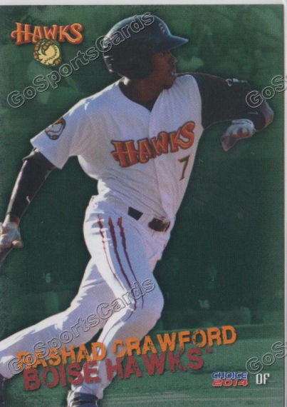 2014 Boise Hawks Rashad Crawford