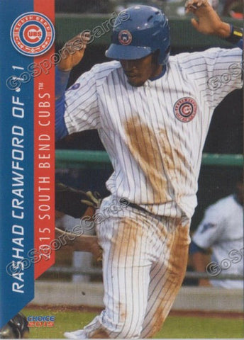 2015 South Bend Cubs Rashad Crawford