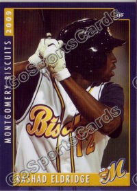 2009 Montgomery Biscuits Rashad Eldridge