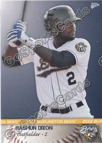 2012 Burlington Bees Rashun Dixon
