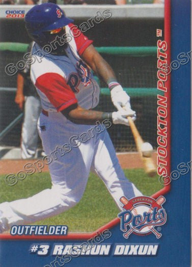 2013 Stockton Ports Rashun Dixon Dixun Error