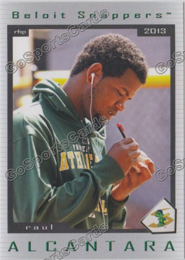 2013 Beloit Snappers Raul Alcantara