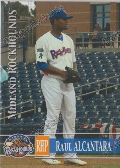 2014 Midland RockHounds Raul Alcantara
